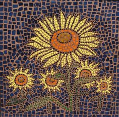 mosaic flowers1